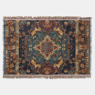 Rotes Blau im marokkanischen Stil Decke