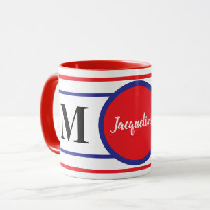 Rotes Blau Tasse