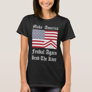 Rotes Blaues Blaues Blau Heraldisches Amerika - Fl T-Shirt