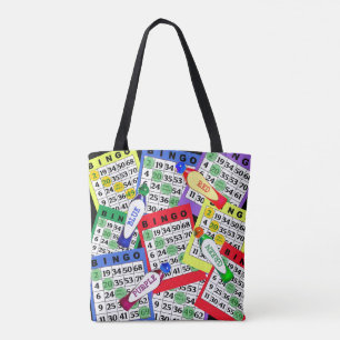 Rotes, blaues, grünes, lila, gelbes BINGO kardier