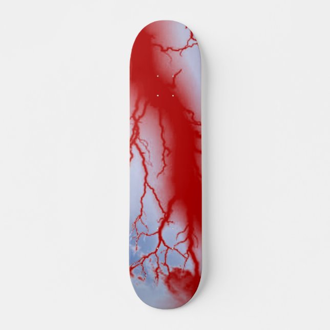 Rotes Blitz-Skateboard Skateboard (Vorne)