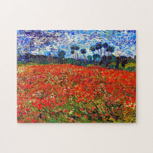 Rotes Blume Feld, Van Gogh Puzzle