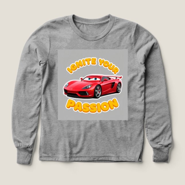 Rotes Cartoon-Auto (Design Vorderseite)