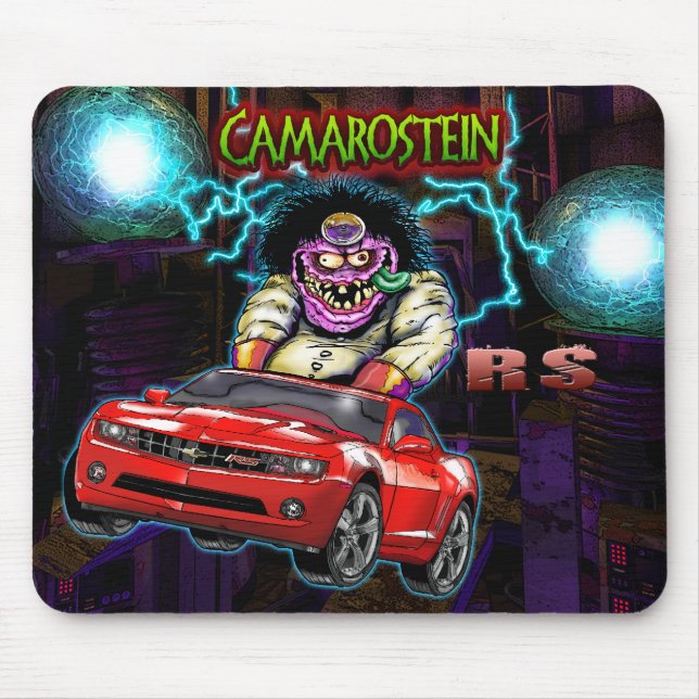 Rotes Chevy Camao RS Mousepad (Vorne)