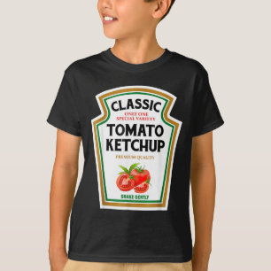 Rotes Chup-Diy-Halloween-Kostüm passende Gruppe T-Shirt