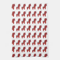 Rotes Dala Pferd