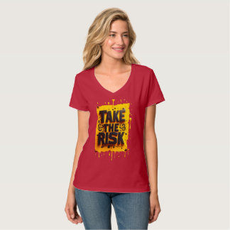 Rotes Damen-T-Shirt T-Shirt