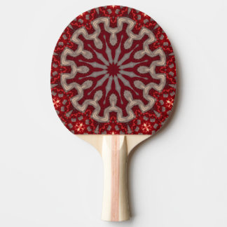 Rotes dekoratives Ping-Pong-Schläger Tischtennis Schläger