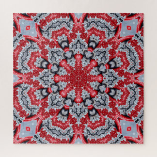 Rotes Dekoratives Puzzle