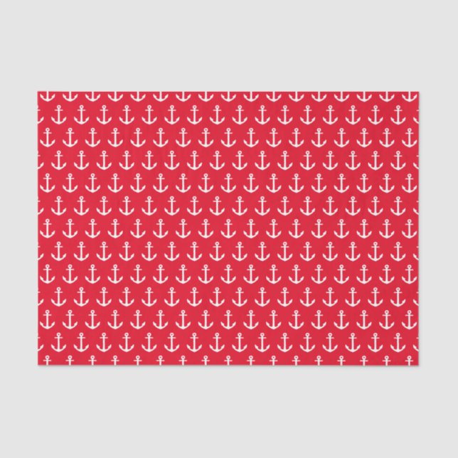 Rotes der Anker-Seidenpapier weg | Seidenpapier (Vorderseite)