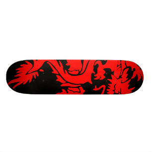 Rotes Drache-Skateboard Skateboard