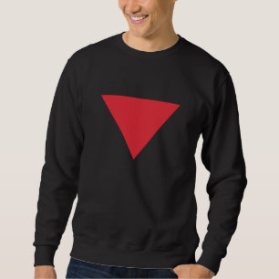 Rotes Dreieck Sweatshirt