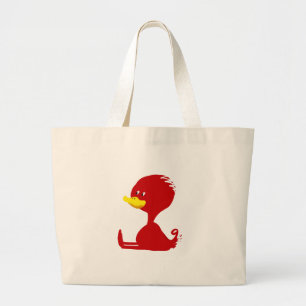 Rotes ducky jumbo stoffbeutel