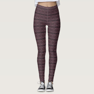 Rotes Dunkelrotes Abstrakte Aquarellkunst Leggings