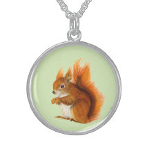 Rotes Eichhörnchen Aquarellmalerei