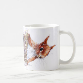 Rotes Eichhörnchen Kaffeetasse