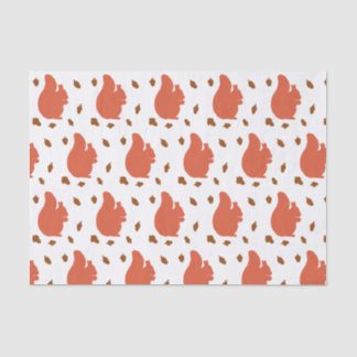Rotes Eichhörnchen Seidenpapier