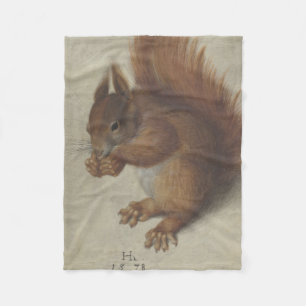 Rotes Eichhörnchen (von Hans Hoffmann) Fleecedecke