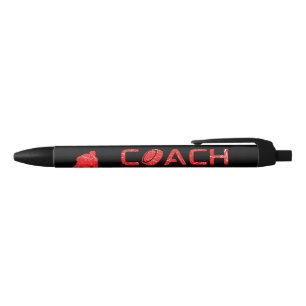 Rotes Eis - Eishockeytrainer Kugelschreiber
