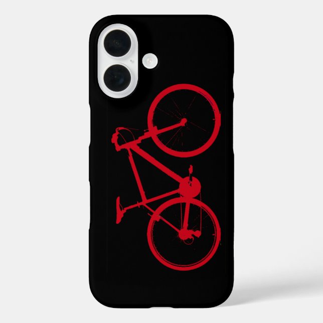 Rotes Fahrrad, Fahrrad Case-Mate iPhone Hülle (Rückseite)