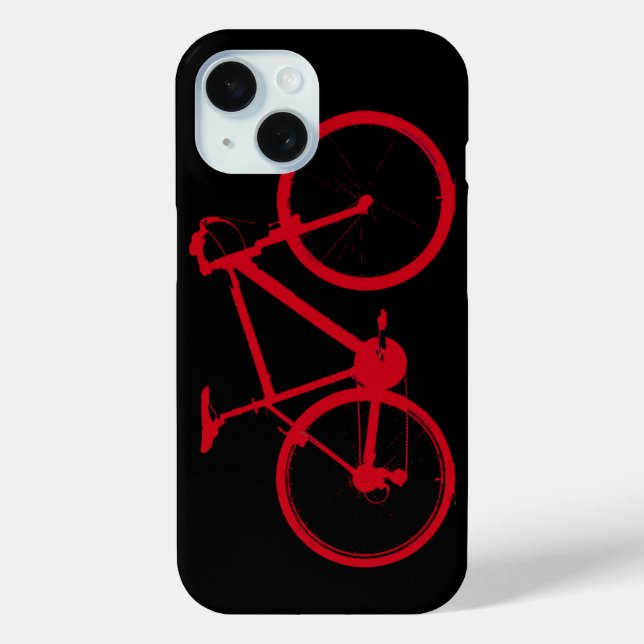 Rotes Fahrrad, Fahrrad Case-Mate iPhone Hülle (Rückseite)