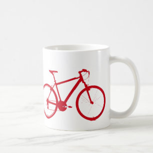 Rotes Fahrrad, Fahrrad Tasse