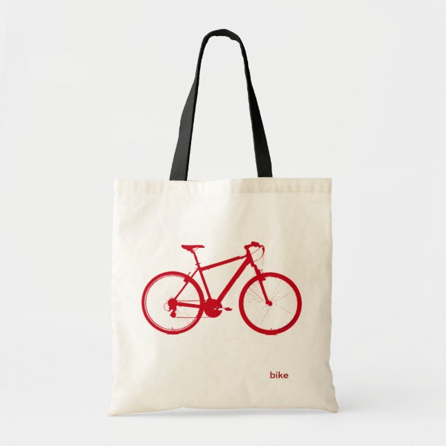 Rotes Fahrrad, Fahrrad Tragetasche (Vorne)