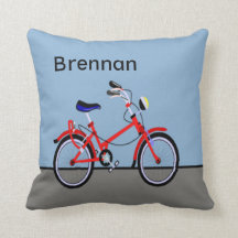 Rotes Fahrrad-und Straßen-Namenskundengerechtes