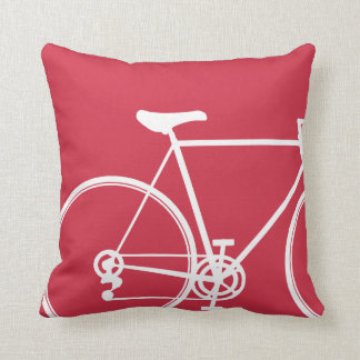 Rotes Fahrrad-Wurfskissen Kissen