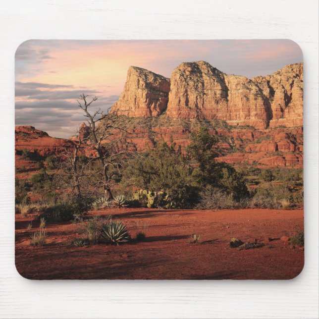 Rotes Felsen-Land Mousepad (Vorne)