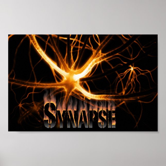 Rotes Feuer in Synapse Poster (Vorne)