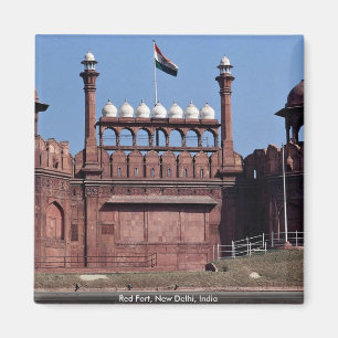 Rotes Fort, Neu-Delhi, Indien Magnet