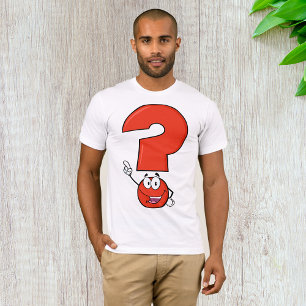 Rotes Fragezeichen Herren T-Shirt