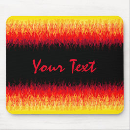 Rotes Frisierte Auto Flammen Mousepad