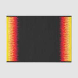 Rotes Frisierte Auto Flammen Seidenpapier