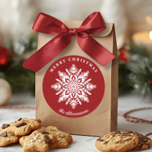 Rotes Frohe Weihnachten Feiertag Schneeflocke