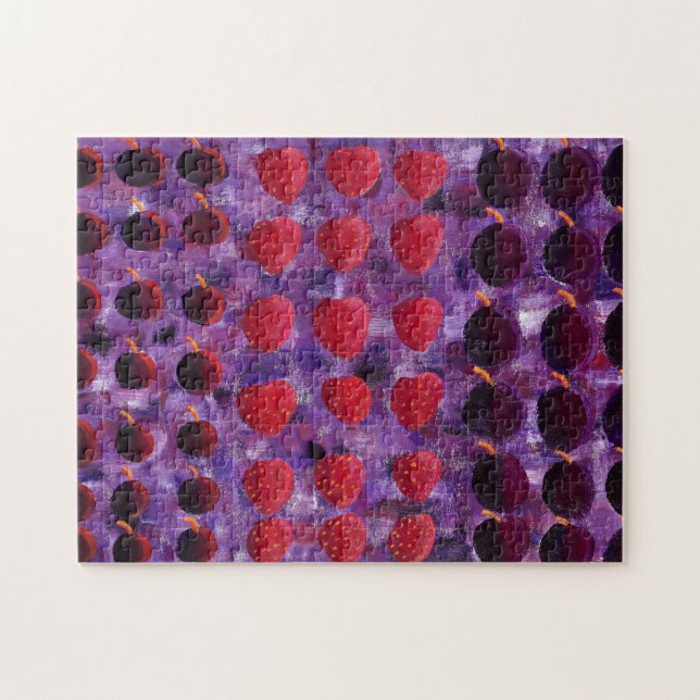 Rotes Fruchtbild Puzzle (Horizontal)