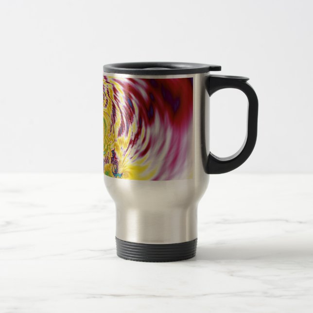 Rotes Frühling Reisebecher (Rechts)