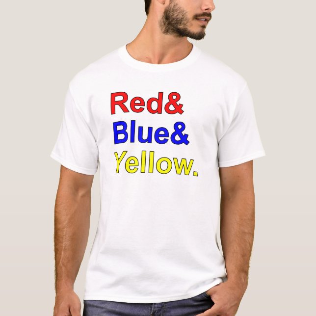 Rotes Gelb | Primärfarben T-Shirt (Vorderseite)