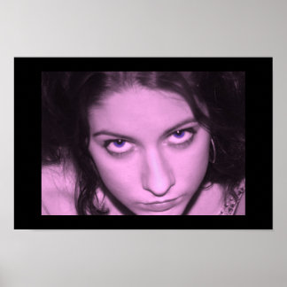 rotes Gesicht Poster