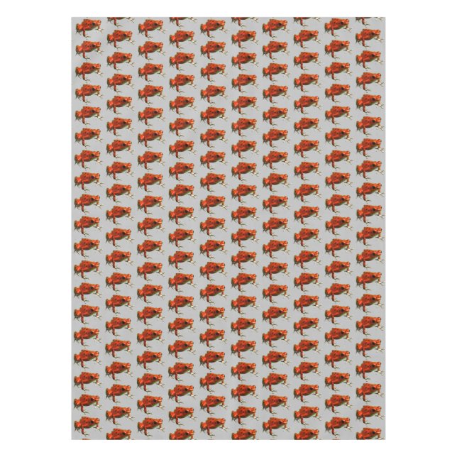 Rotes Gift Dart Frosch Tablecloth Tischdecke (Vorderseite)