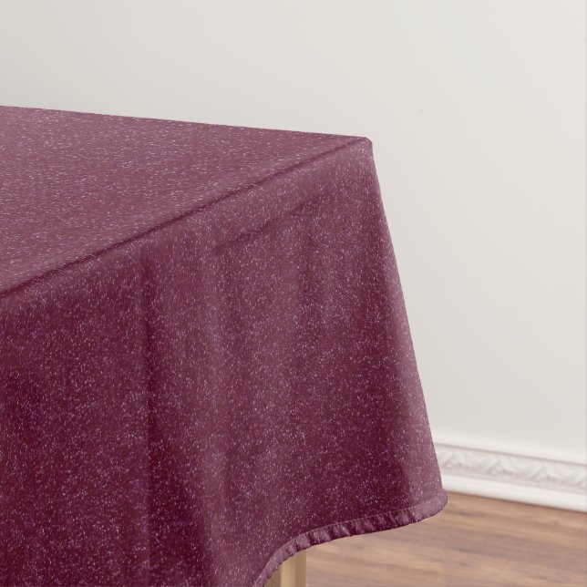 Rotes Glitter Tischdecke (Beispiel)