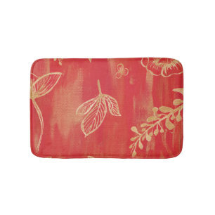 Rotes Gold Badematte