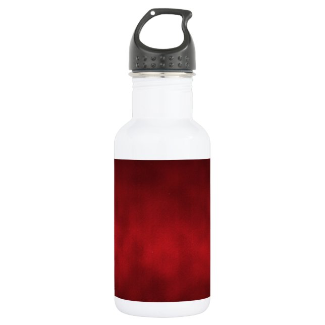 Rotes Gotisches Hintergrundwissen Trinkflasche (Vorderseite)