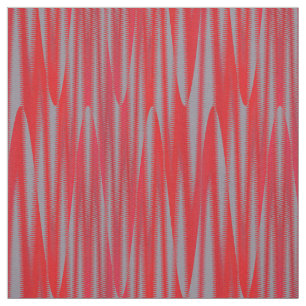 Rotes graues vertikaler Streifen-geometrisches Stoff