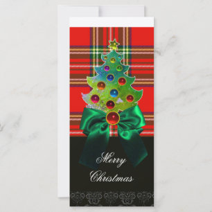 ROTES GREEN SCOTTISH TARTAN, BOWS UND CHRISTMAS BA