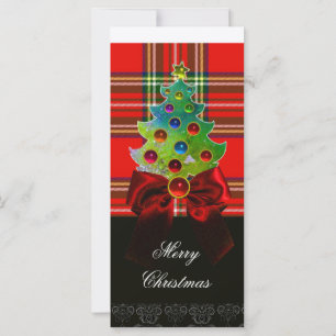 ROTES GREEN SCOTTISH TARTAN, BOWS UND CHRISTMAS BA