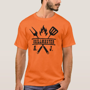 Rotes Grillmeister-Werkzeug T-Shirt