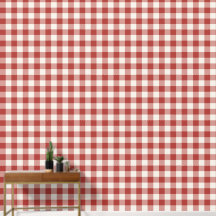 Rotes großes kariertes Gingham