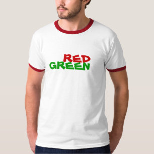 Rotes Grün T-Shirt